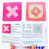 Crochet Granny Square Kit for Beginners - 50 Mixed Patterns,