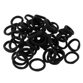 Children's hair tie, girl's hair tie, black hair tie / 어린이머리끈 여아머리끈 검정 머리끈