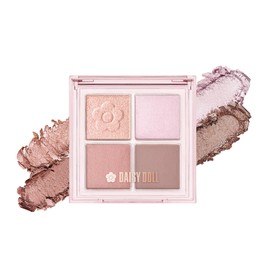 Rich color eye shadow, moist texture, plenty of transparency, gradation eye, pearlized (04: Strawberry Milk)