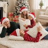 Vijamiy Christmas Throw Pillow Covers Set of 2 Beige 45x45cm