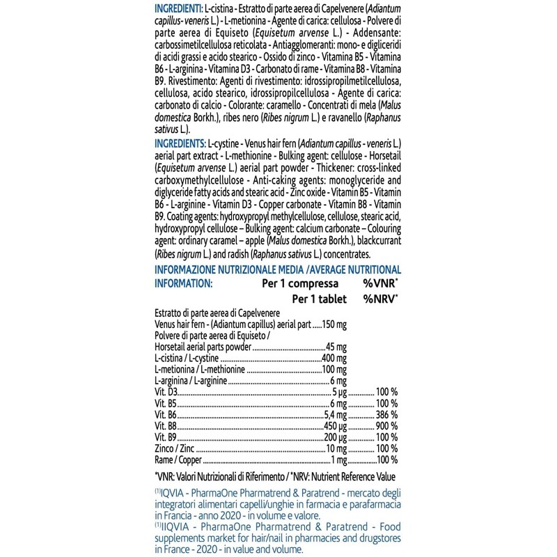 Arkopharma Forcapil Anticaduta - Integratore Alimentare per Capelli - Con