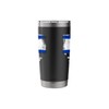 Israel Flag Blue, White Stainless Steel Insulated Tumbler
