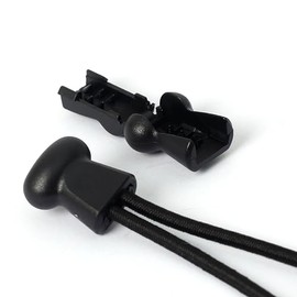 JooBsoso Cord End Stoppers, 0.08 - 0.16 inches (2 - 4 mm), 10 Pieces, Laces, Fasteners, Rope Stoppers