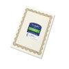 Geographics : Parchment Paper Certificates, 8-1/2 x 11, Optima Gold