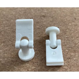 IKEA 2x Connector clips for Ikea VIDGA Curtain Panel Track - Sliding Drapery Rail