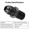 EVIL ENERGY 6AN to 1/4 BSPT Pipe Fitting Adapter Aluminum
