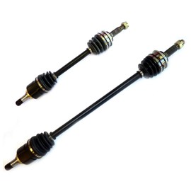 DTA 2 Front Driver Passenger CV Axles Compatible with Toyota Tercel, Paseo Front Left and Right, 1992-1998 Models Black