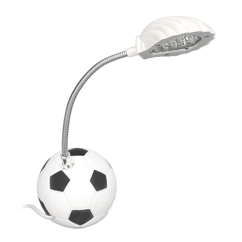 Miniature LED Table Lamp Soccer Desk Lamp Soccer Base Seashell