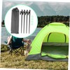 KOMBIUDA 1set Metal Tent Stakes with Heavy Duty Ground Pegs