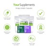 Your Supplements - Size 000 Empty Gelatin Capsules (100 Pack)