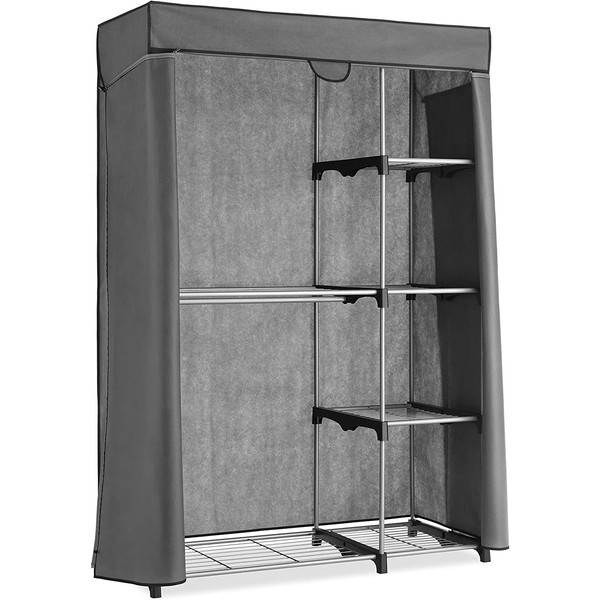 Whitmor Deluxe Utility Closet - 5 Extra Strong Shelves - Removable Cover
