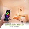 ASD LED Smart Recessed Lighting 6 Inch 15W, RGBW Color