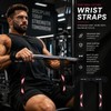 3-in-1 Weightlifting Straps for Grip Support – Padded Wrist, Ankle