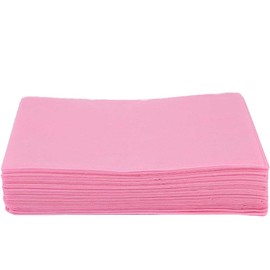 ANCLLO 20Pcs Massage Table Sheets Non-Woven Bed Sheet Waterproof and Oil-proof Bed Cover for Beauty Salon SPA Tattoo Massage Table Hotels (Pink)