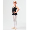 Ballet leotard "Paula" with skirt, Black, 164/170 15-16 years