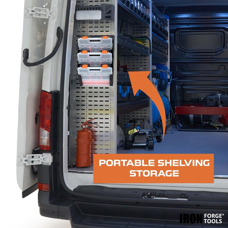 Iron Forge Tools Small Parts Tool Organizer, Service Truck, Cargo