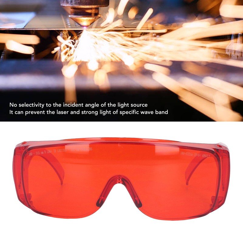 Laser Glasses Red 180 To 532nm Strong Light Protection Industrial