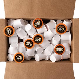 Fresh Roasted Coffee, Seriously Dark Artisan Blend, Kosher | 96 Pods for K Cup Brewers