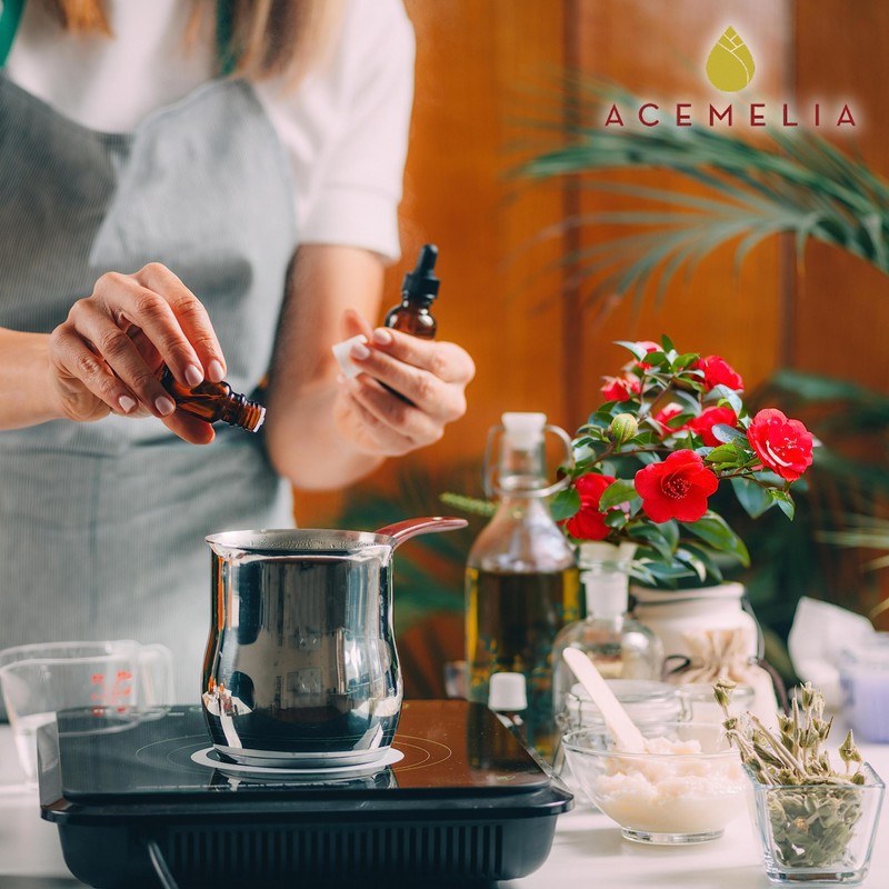 Handmade facial soap with camellia oil