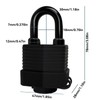 Heavy Duty Weather-Resistant Padlock, Anti-Theft Advanced Hardened Security Lock for