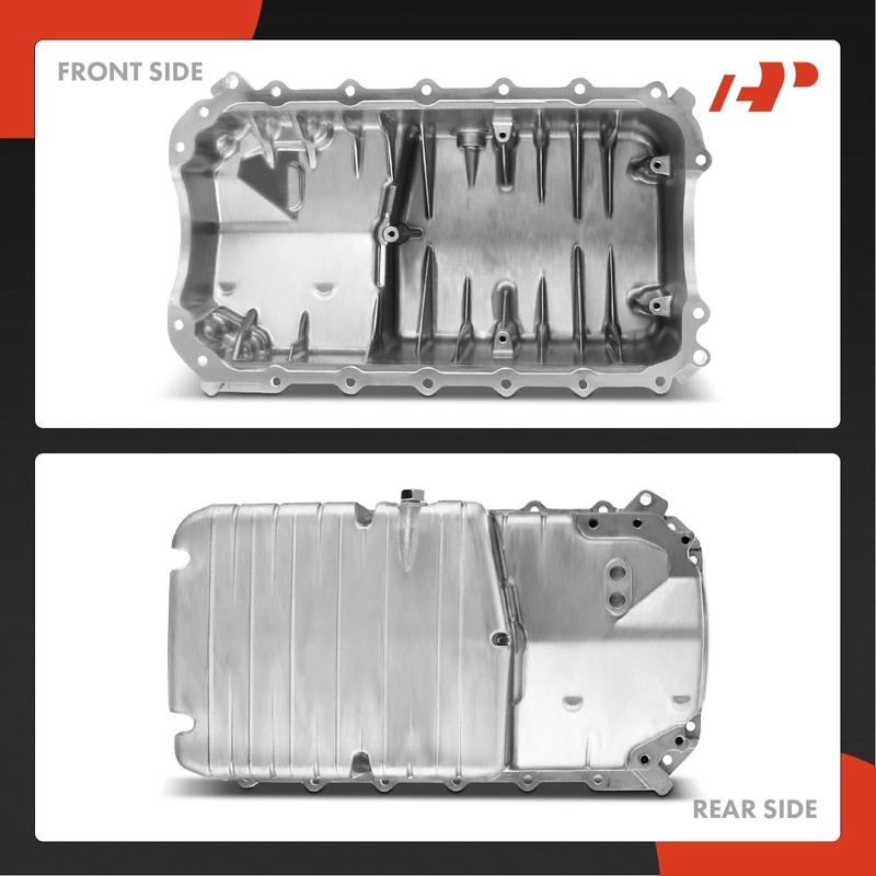 A-Premium Engine Oil Pan Sump with Drain Plug Compatible with