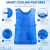 Cooling Vest for Outdoor Work & Sports – Reusable Water-Activated