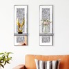 Crystal Crushed Diamond Mirrored Candle Sconces Set of 2, Glam