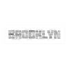 CafePress Brooklyn NYC Typographic Art Wall Decal 20x6 Wall Decal,