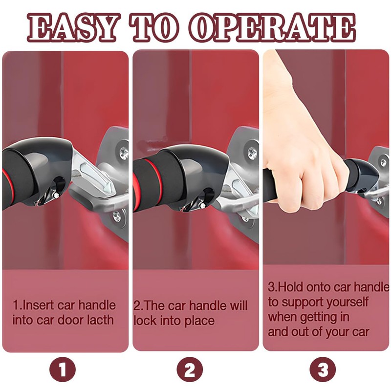 Car entry aid, exit aid, grab handles, entry aid, car