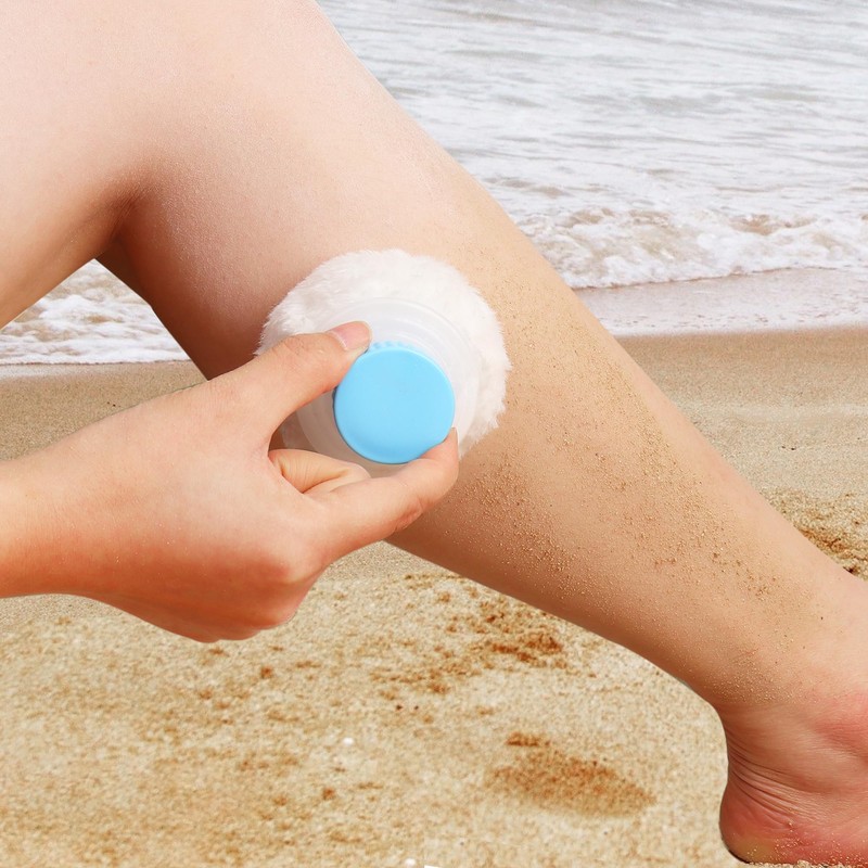 BB Hapeayou Sand Remover Puff for Beach Body Clean Removal