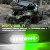 BooYu Green/White LED Surface Mount Emergency Strobe Flashing Lights for