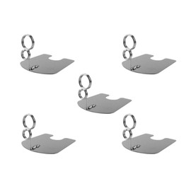 Chocople Pop Stand Ring Stand Price Card Set of 5 Silver (5cm)