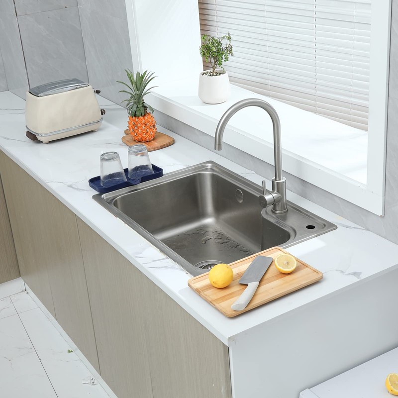 MicoYang Silicone Bathroom Soap Dishes with Drain Spout-Kitchen Sink Organizer,Sponge