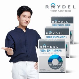 Reidel 레이델 초임계 알티지오메가3(60캡슐) x 3박스 3개월분 Reydel Supercritical RTG Omega-3 (60 Capsules) x 3 Boxes, 3 Month Supply