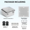 TICONN Waterproof Electrical Junction Box IP67 ABS Plastic Enclosure with