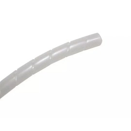 MarVac Electronics 25FT 1/4'' Diameter Natural Spiral Wrap, Flexible Wire Covering ~ 25 Foot Length