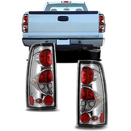 NIXON OFFROAD Tail Light Assembly for 1999-2006 Chevy Silverado 1500 2500 3500 / 2007 with Classic Body Style / 1999-2002 GMC Sierra 1500 2500 3500 Replacement Tail Lamp Sets