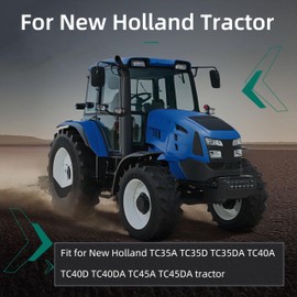 Riyhch 6 PCS Filter Kit Compatible with New Holland TC35A TC35D TC35DA TC40A TC40D TC40DA TC45A TC45DA Tractor, Air Filter 87682998 84539215, Oil 84475542, Hydro 47671640, Fuel 84477366