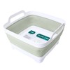 FOSJGO Collapsible Dish Basin with Drain Plug and Carry Handles