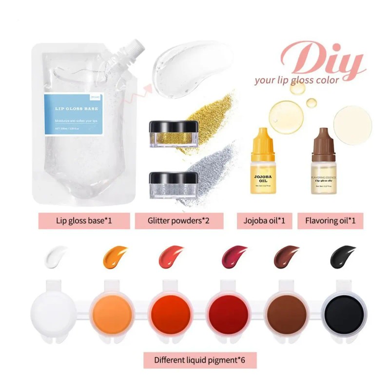 Kit Para Hacer Tu Propio Brillo De Labios Set De
