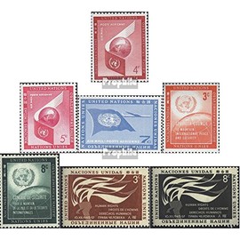 UN - NEW York 59-61,62-63,64-65 (complete.issue.) fine used/cancelled 1957 special stamps (Stamps for collectors)