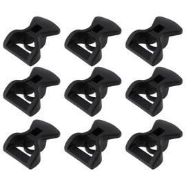 YINETTECH 30Pcs Tent Rope Buckles 2.5mm Guyline Adjuster Cord Tensioners for Outdoor Camping Canopy Tarp