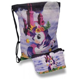 Unicorn alottagifts Unicorn Drawstring Backpack,Sackp