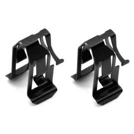 HAOTOM 2Pcs Sun Visor Clip Retainer Brackets Interior Right & Left Roof Sun Shield Fixed Iron Buckle Kit Compatible for Toyota Crown Reiz Prado RAV4 Camry 74336-52010