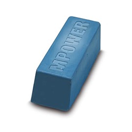 MPOWER Strop Polishing, Sharpening & Cutting Compound, 2.1 Oz Bar. All Purpose Blue - Sup Fine Finish Wax