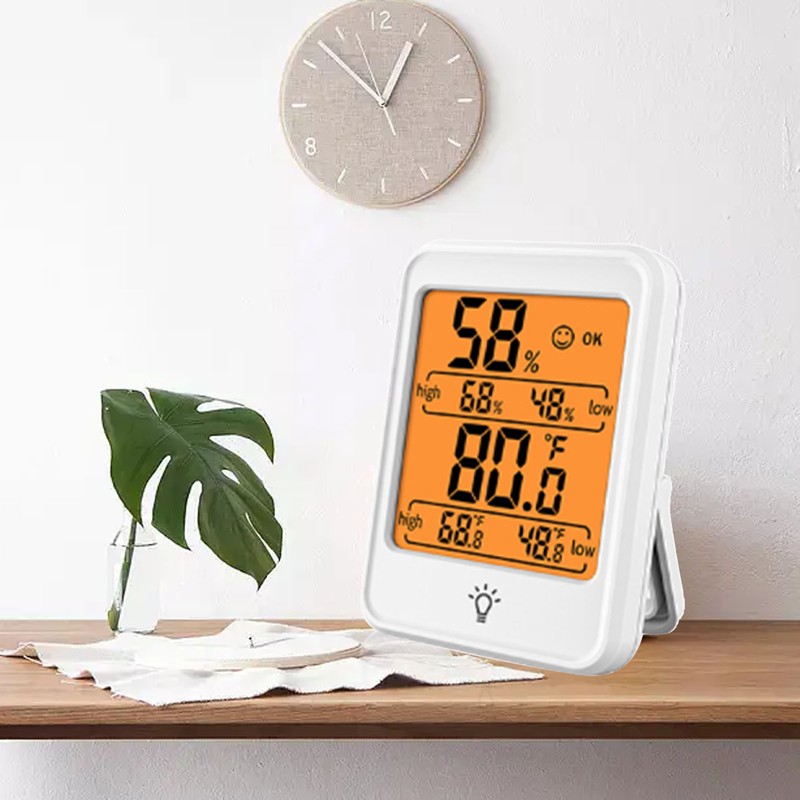 Thermometer Hygrometer Indoor Digital Temperature Humidity Monitor Meter with Backlight