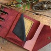 LITSTA Coin Wallet 3 Compact Wallet with Coin Holder Red