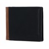 Chiemsee Houston RFID Wallet with Flap Black/Cognac, Black / cognac.,