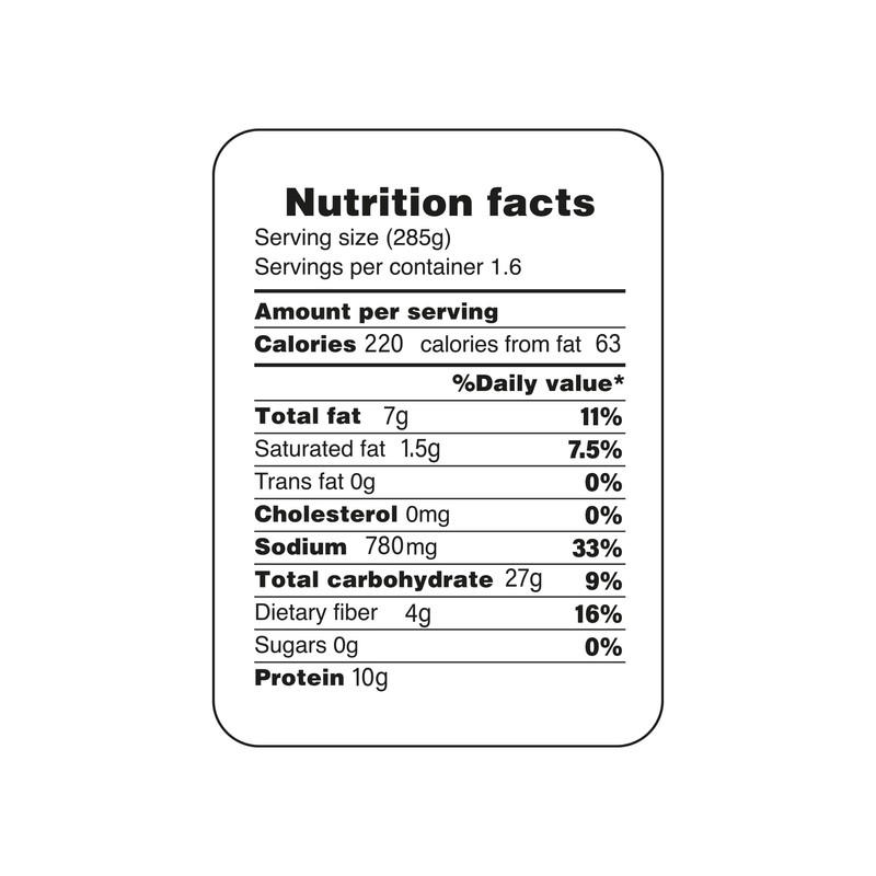 Baked Bean with Mushroom Hani