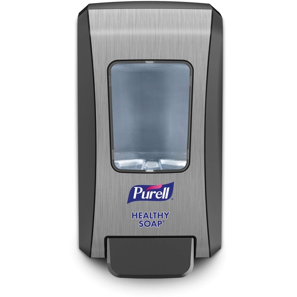 PURELL FMX-20 HEALTHY SOAP Push-Style Foam Hand Soap Dispenser, Graphite, for 2000 mL PURELL FMX-20 Foam Hand Soap Refills (Pack of 1) - 5234-06